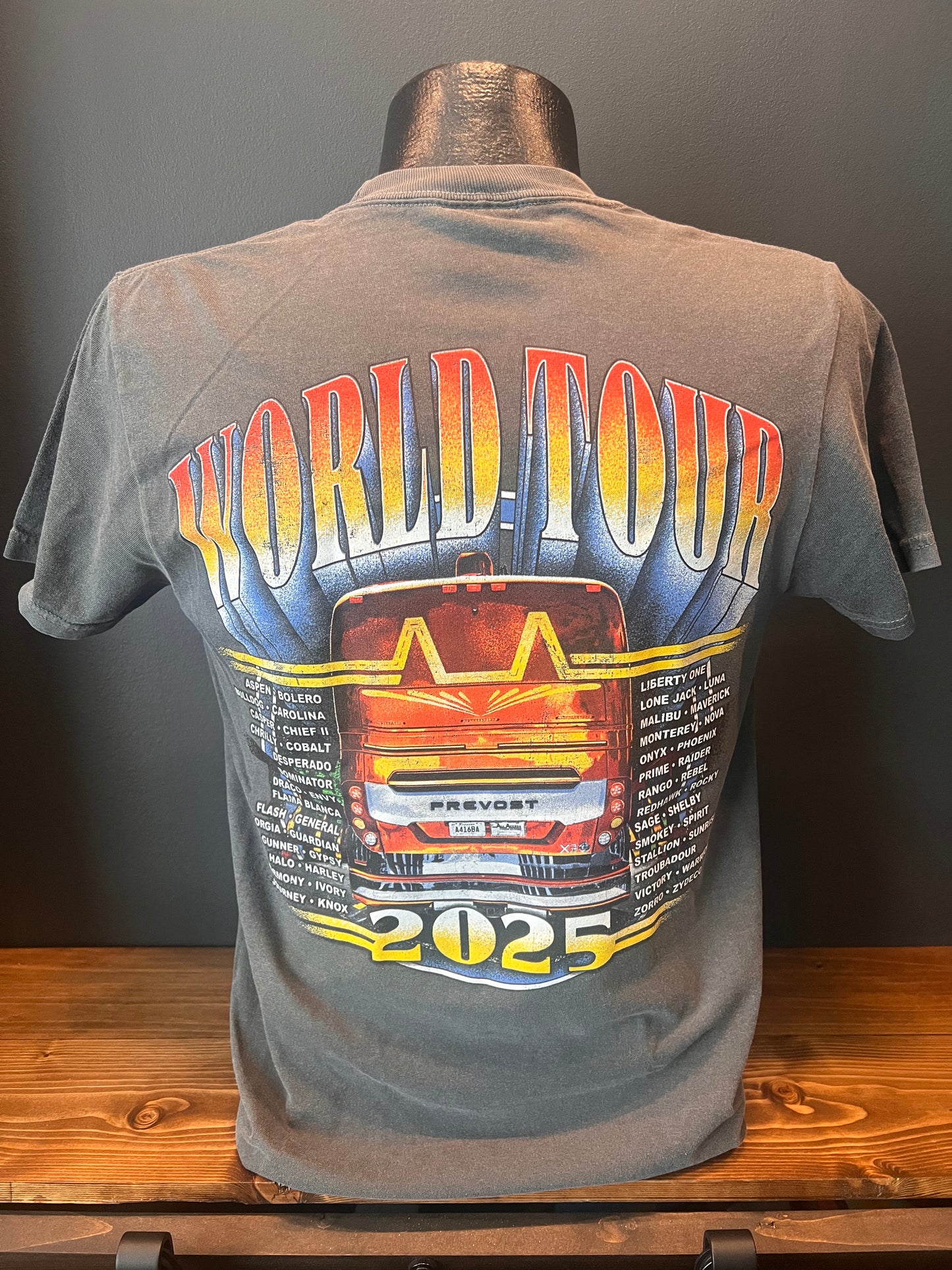 Charcoal Tee with Eagle