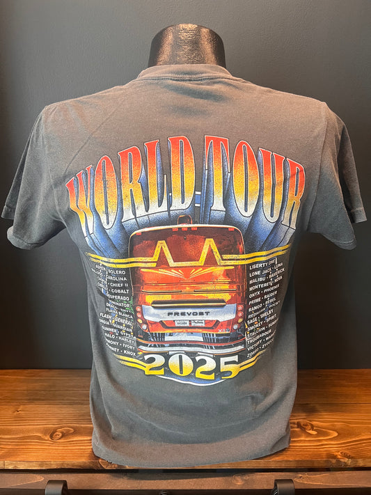 Charcoal Tee with Eagle