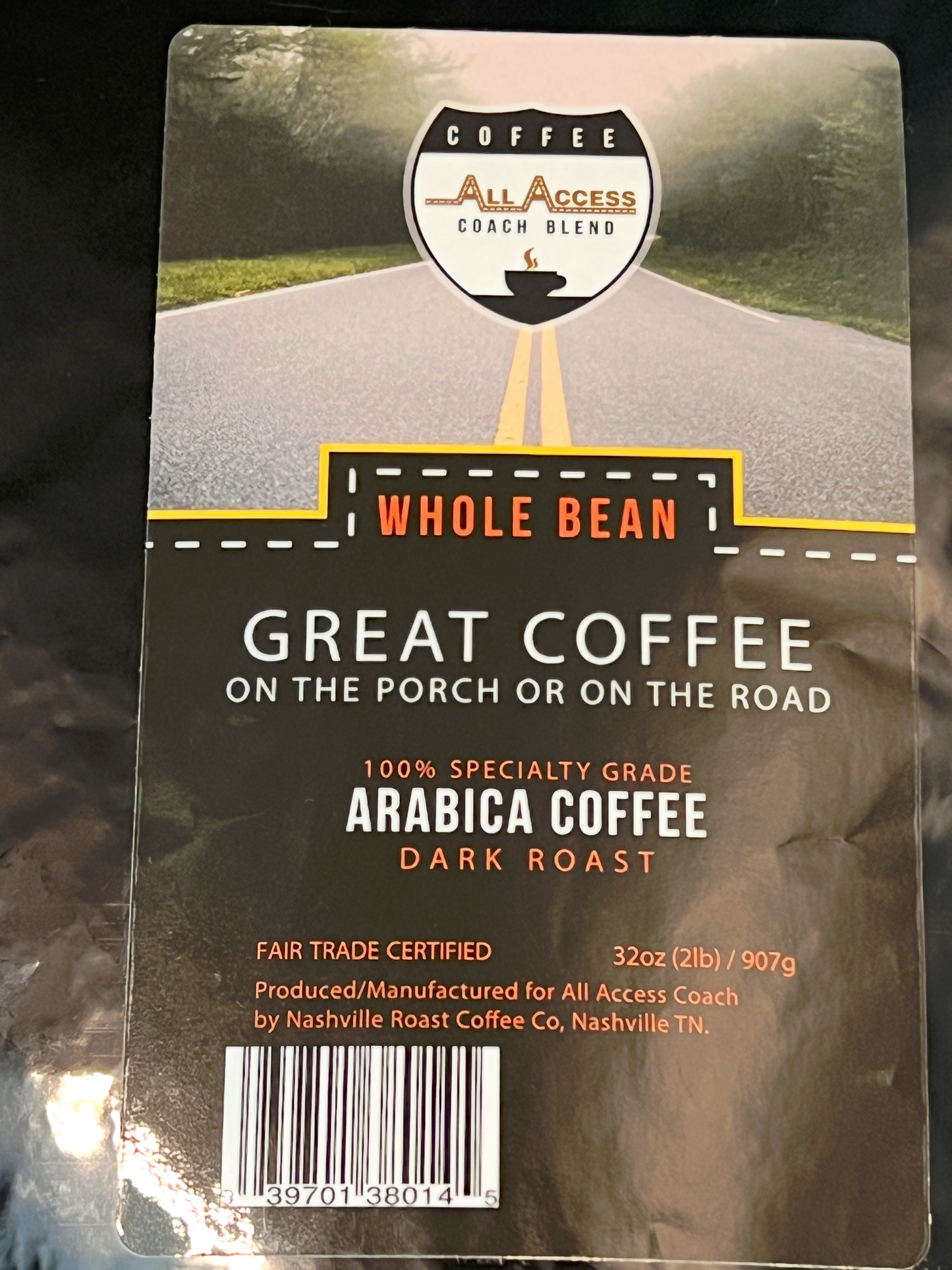 Coffee - 2lb Bag - Whole Bean