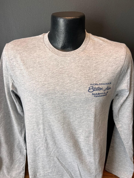 Station Inn Grey Long Sleeve