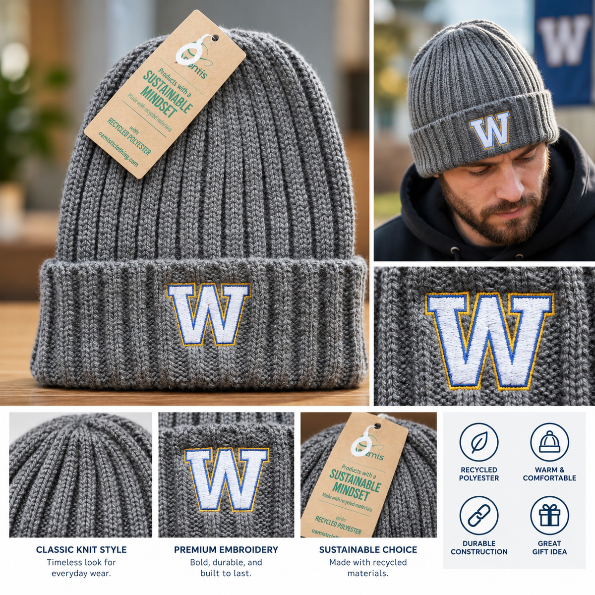 Power W Beanie