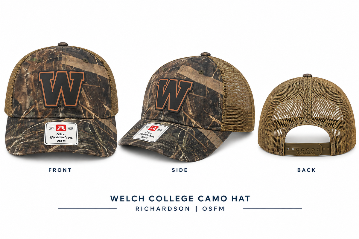 Camo Hat with Power W Patch