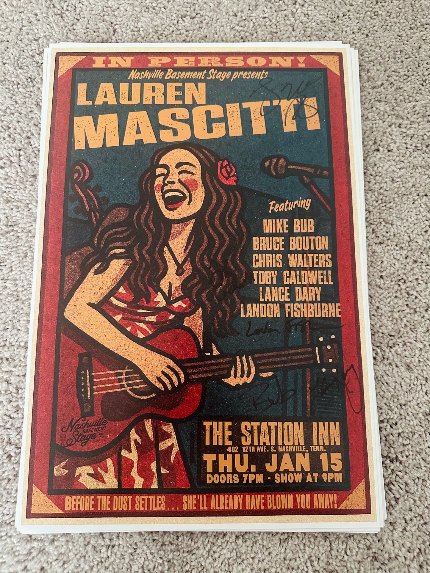 Autographed Lauren Mascitti Poster