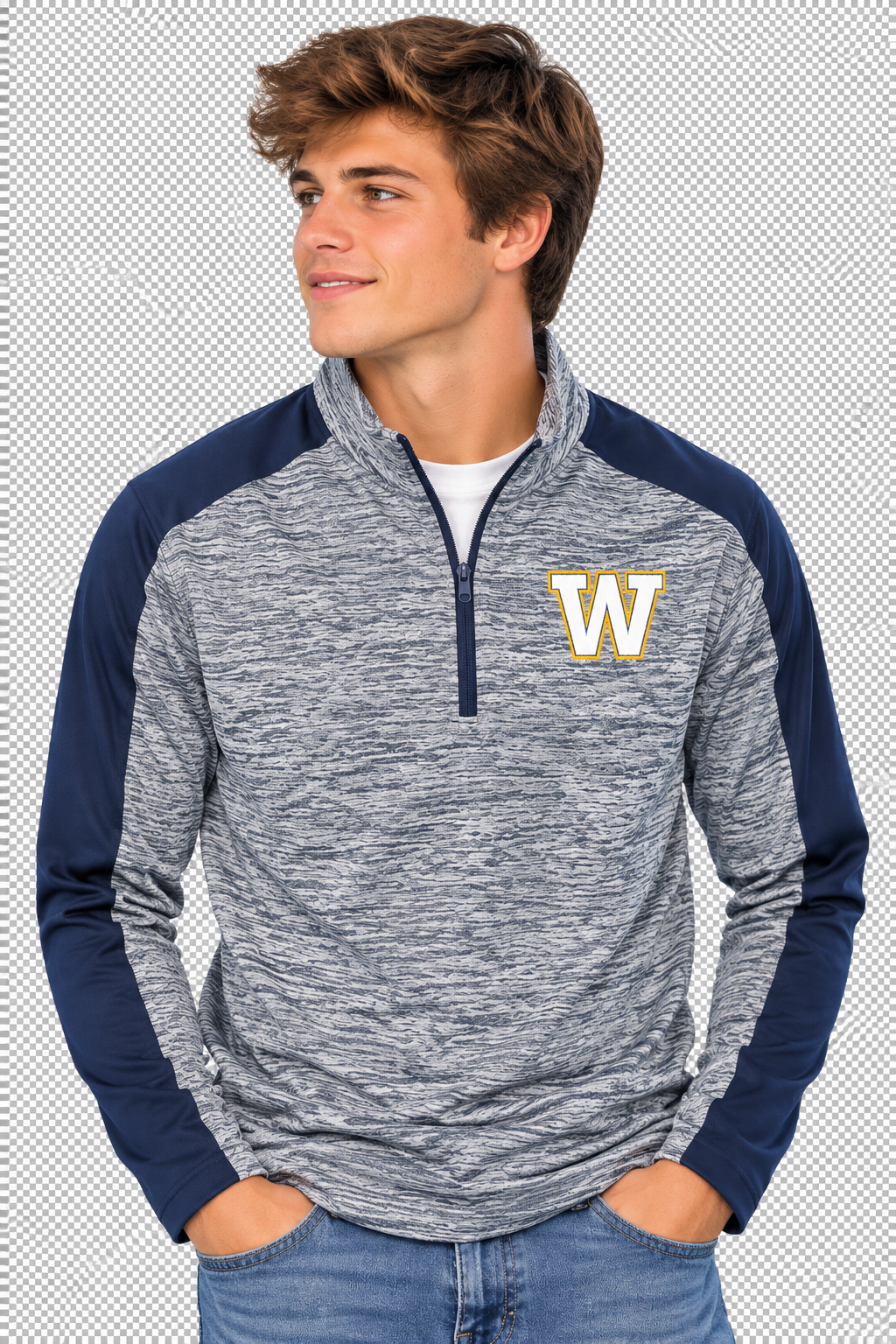 Power W Half-Zip Athletic Pullover