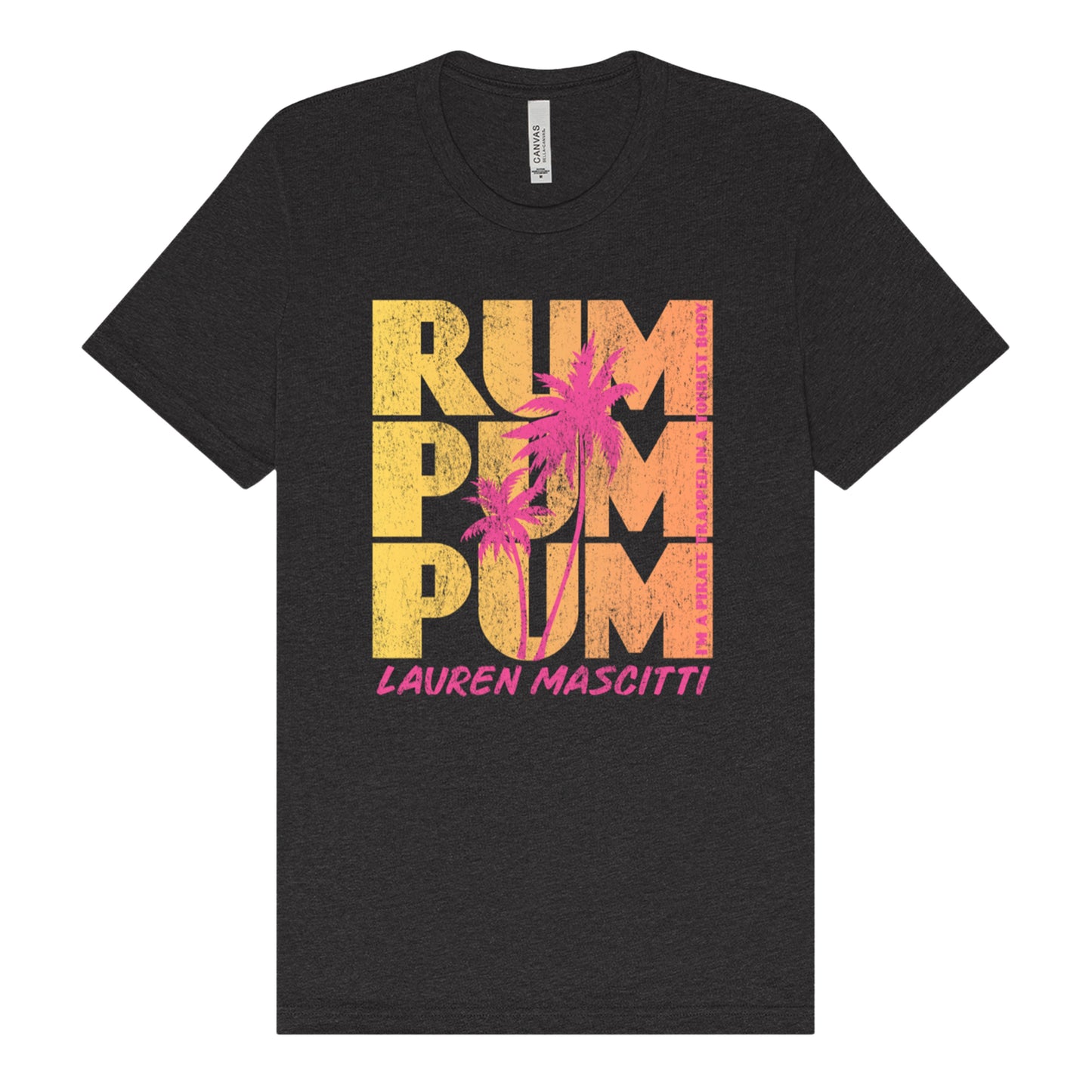 Rum Pum Pum T-Shirt - Dark Heather Grey