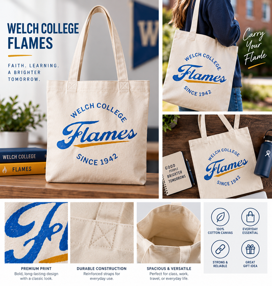 Flames Canvas Bag
