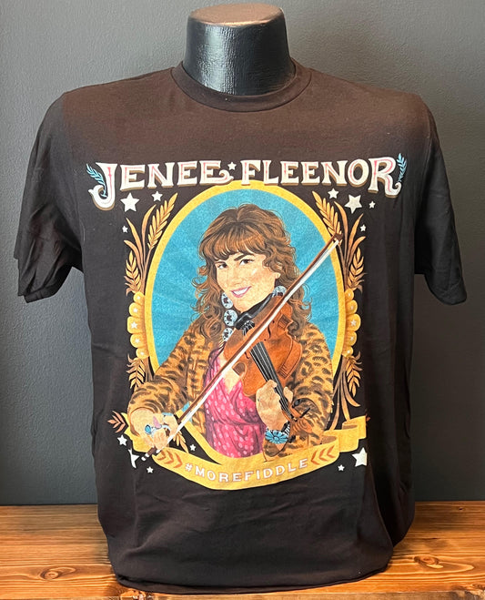 Black T-shirt - Retro Western Poster Art