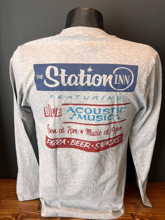 Station Inn Grey Long Sleeve